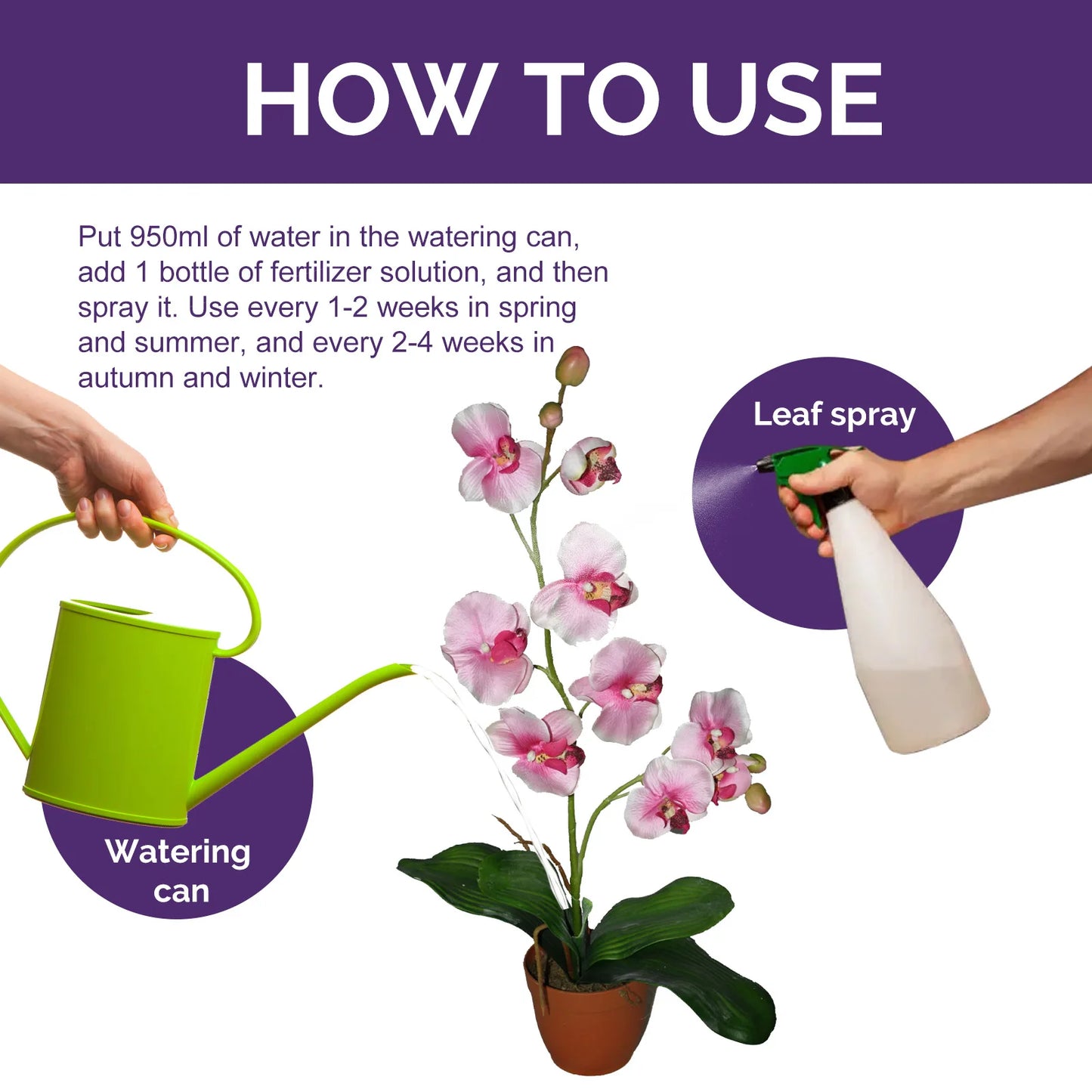 Fertilizante líquido especial para orquídeas de 50 ml, para plantas de jardín hidropónico, suplemento de nutrición y crecimiento. Nutrientes compuestos para flores.