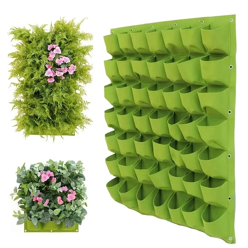 Bolsa de cultivo colgantes de pared para macetas de flores, macetas para jardín, macetas verticales para suculentas, decoración del hogar