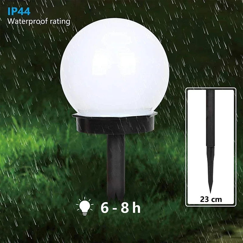 Bombillas LED solares, lámparas de bajo consumo, impermeables, para exteriores, decoración de jardín, césped, patio y caminos.