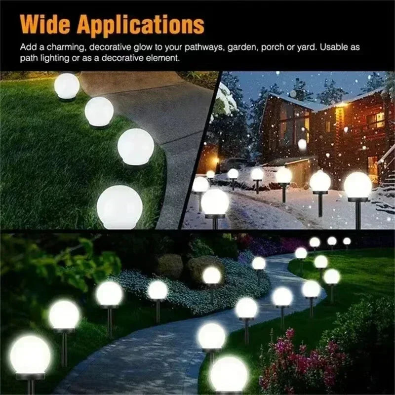 Bombillas LED solares, lámparas de bajo consumo, impermeables, para exteriores, decoración de jardín, césped, patio y caminos.