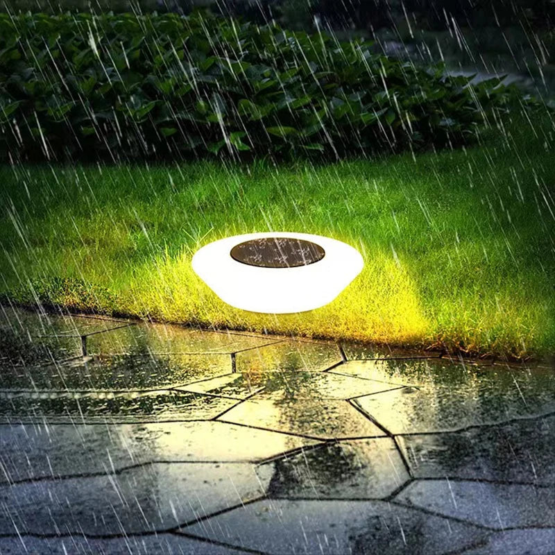 Luces solares para exteriores, impermeables, con enchufe a tierra, lámparas cálidas para jardín, paisaje, camino, entrada