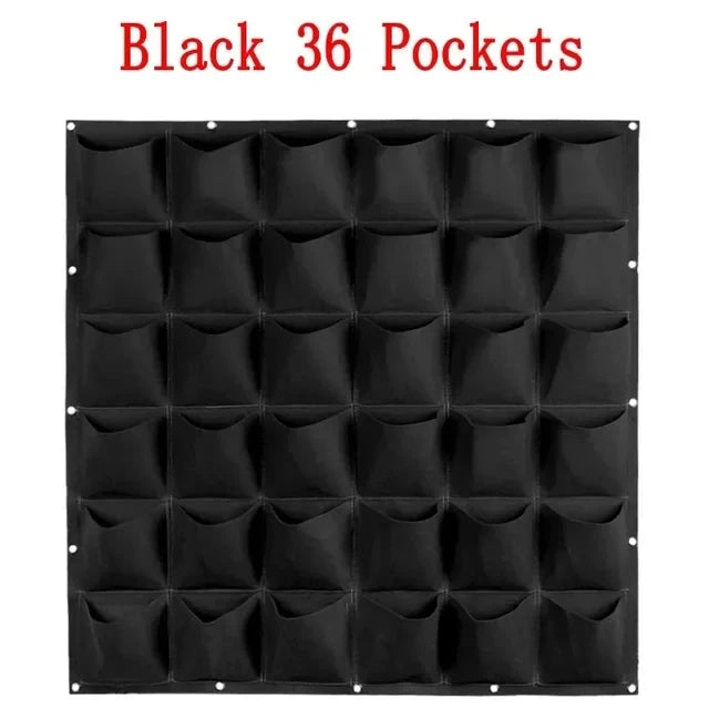 Bolsa de cultivo colgantes de pared para macetas de flores, macetas para jardín, macetas verticales para suculentas, decoración del hogar