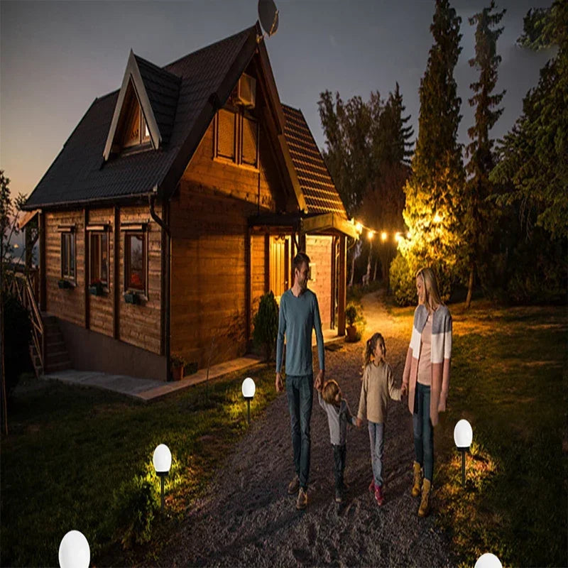 Bombillas LED solares, lámparas de bajo consumo, impermeables, para exteriores, decoración de jardín, césped, patio y caminos.
