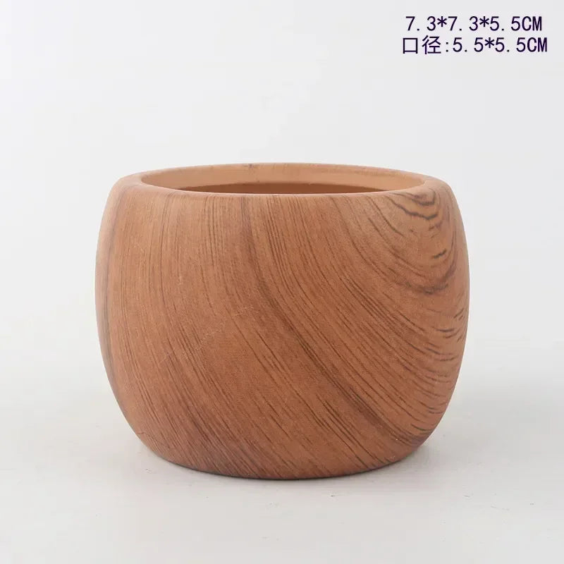 Macetas de cerámica para suculentas con transferencia de agua, diseño nórdico creativo, jarrón artístico para jardinería, decoración para el hogar y la oficina, suministros de jardinería.