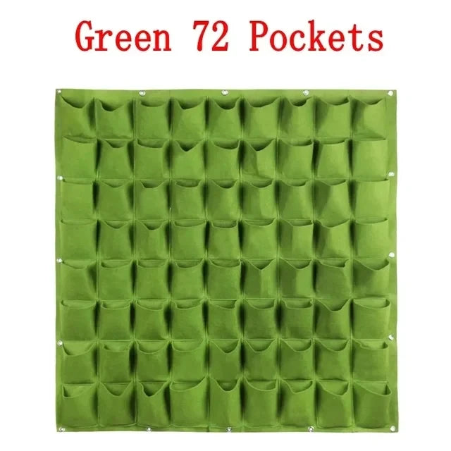 Bolsa de cultivo colgantes de pared para macetas de flores, macetas para jardín, macetas verticales para suculentas, decoración del hogar
