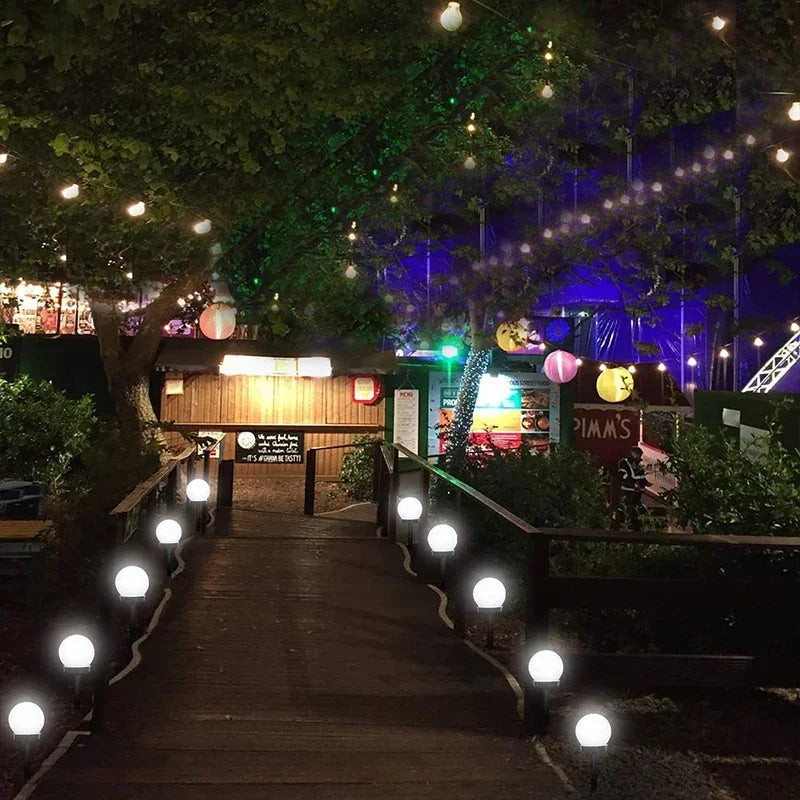 Bombillas LED solares, lámparas de bajo consumo, impermeables, para exteriores, decoración de jardín, césped, patio y caminos.