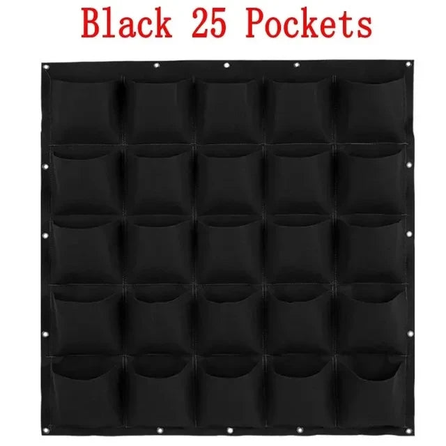 Bolsa de cultivo colgantes de pared para macetas de flores, macetas para jardín, macetas verticales para suculentas, decoración del hogar