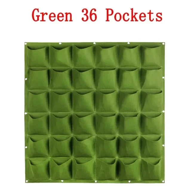 Bolsa de cultivo colgantes de pared para macetas de flores, macetas para jardín, macetas verticales para suculentas, decoración del hogar