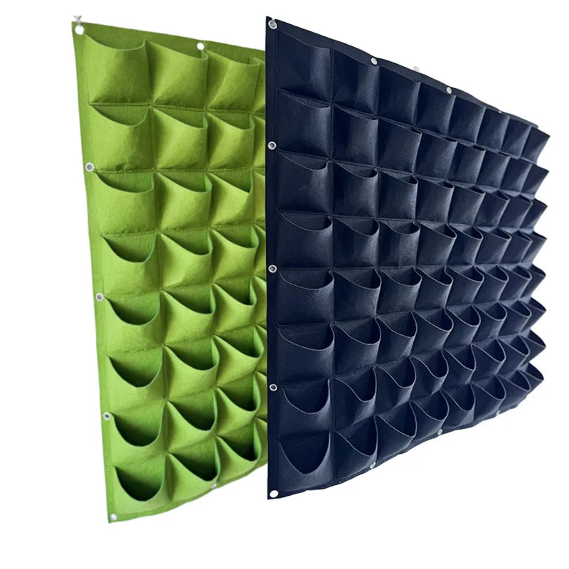 Bolsa de cultivo colgantes de pared para macetas de flores, macetas para jardín, macetas verticales para suculentas, decoración del hogar